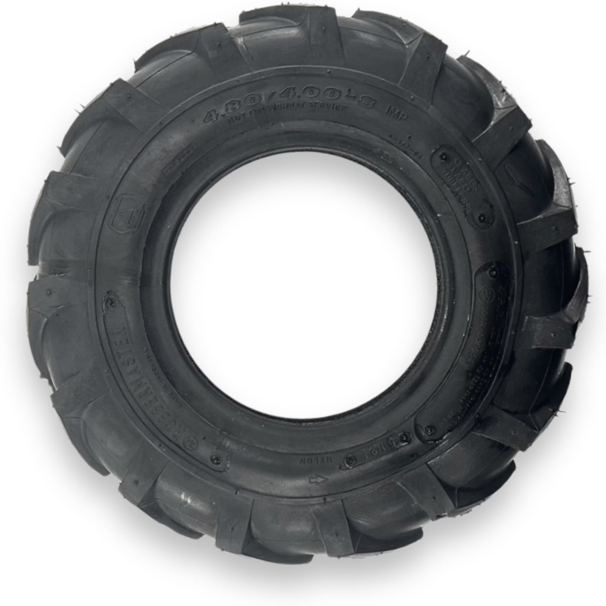 RubberMaster, 4.80/4.00-8 4P TL AG (Tire Only), Model# 550075